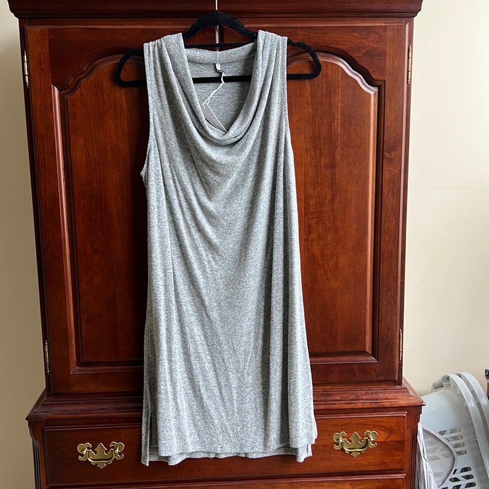 ZSupply Knit Dress in Heather Grey